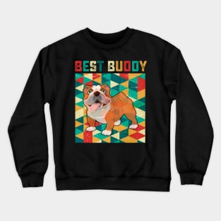 Best Buddy Bulldog Crewneck Sweatshirt